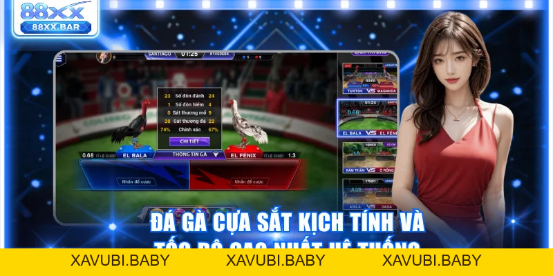 Trải Nghiệm Đá Gà 88XX Thật Kịch Tính Thưởng Lên Đến 1:8
